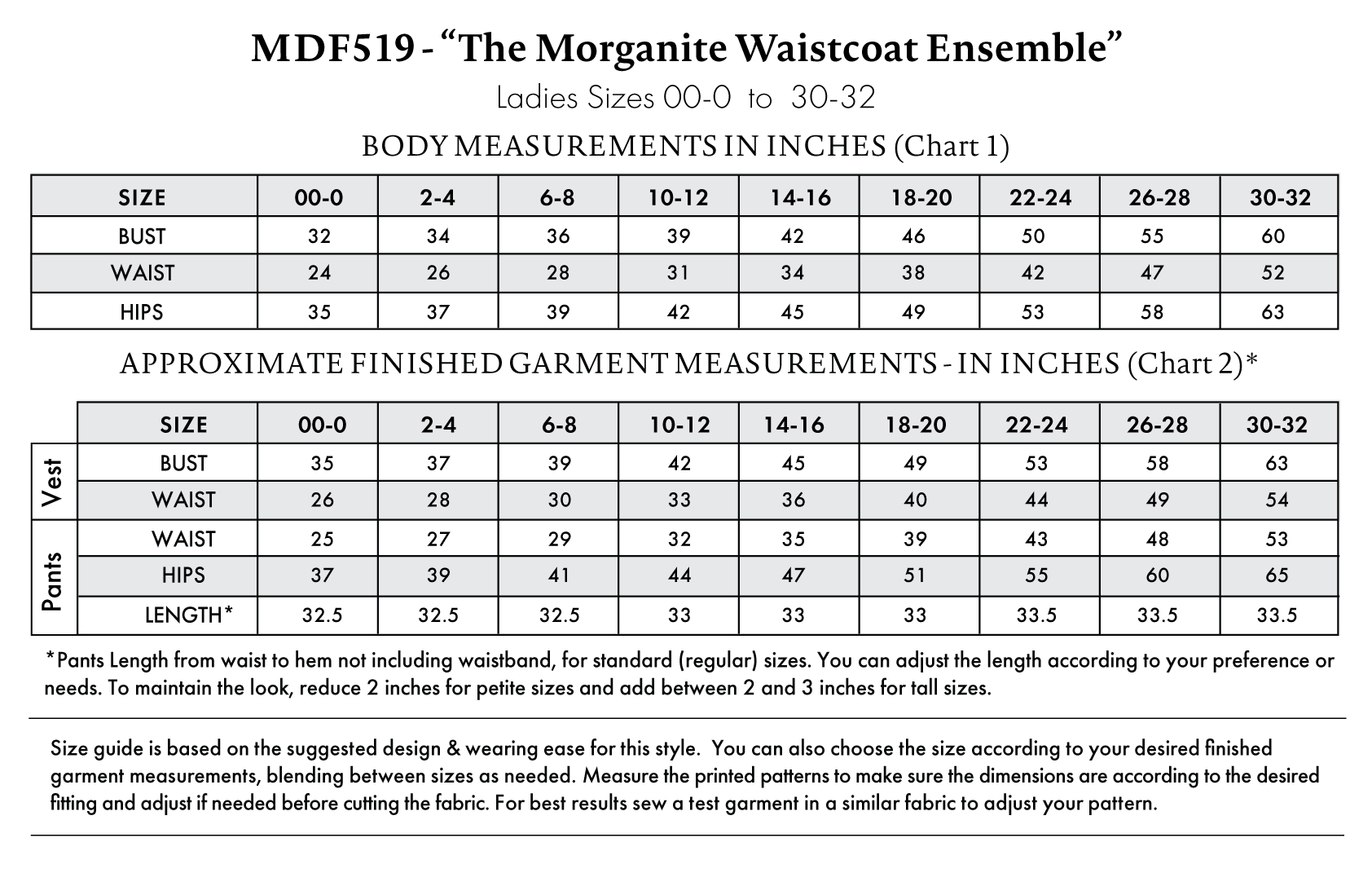 MDF519 - Morganite Waistcoat Ensemble