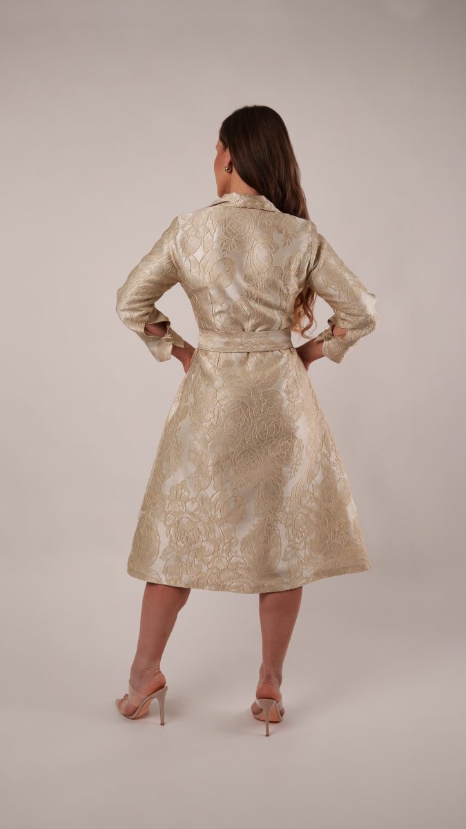 Estoril Collared A-Line Dress Free Sewing Pattern - Model Photos - Mood Fabrics Sewciety Blog - Free Sewing Pattern MDF518