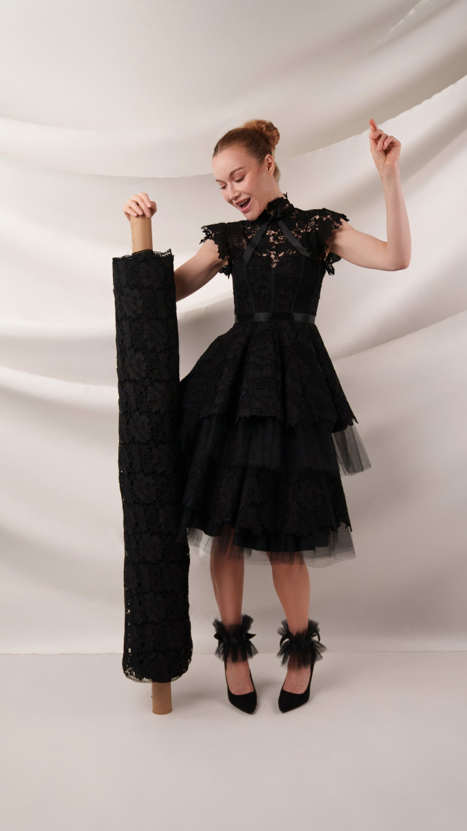 Reims Soirée Dress Free Sewing Pattern - Model Photos - Mood Fabrics Sewciety Blog - Free Sewing Pattern MDF521