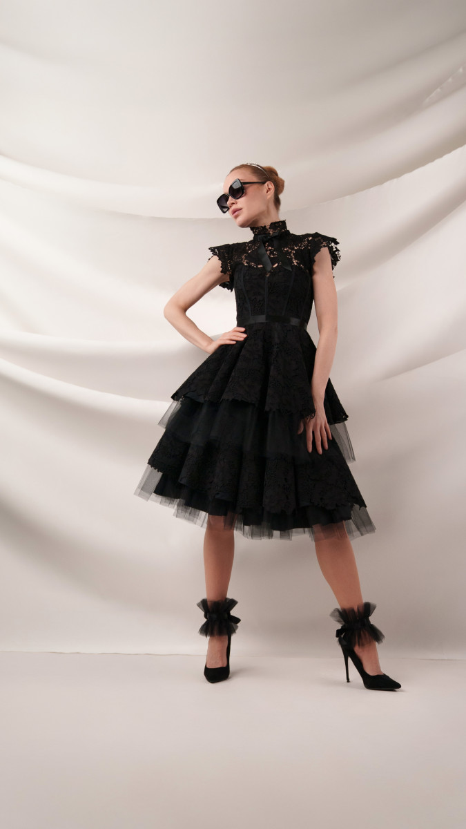 Reims Soirée Dress Free Sewing Pattern - Model Photos - Mood Fabrics Sewciety Blog - Free Sewing Pattern MDF521