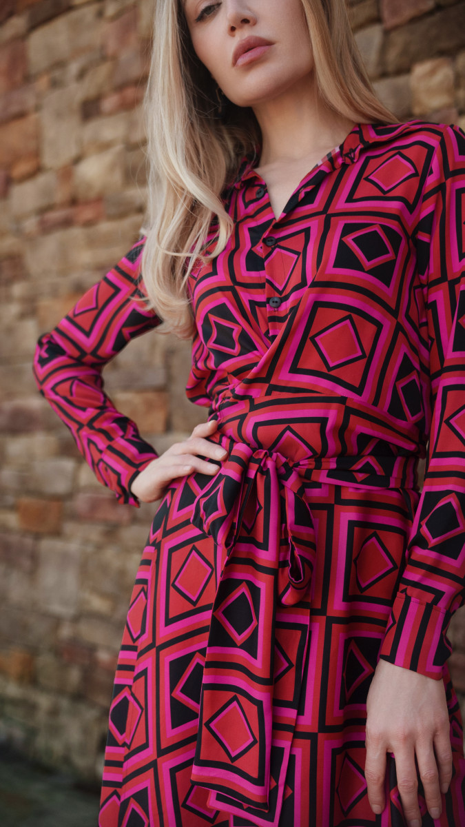 Alassio Wrap Dress Free Sewing Pattern - Model Photos - Mood Fabrics Sewciety Blog - Free Sewing Pattern MDF528