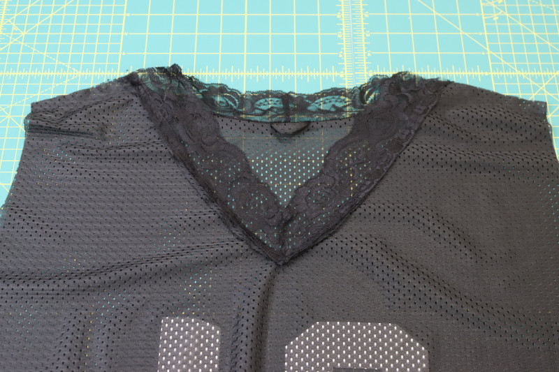 How To Pin Sew Shoulder Seams - Athletic Mesh - Fiona Athletic Set - MDF537 - Mood Fabrics Sewciety Blog