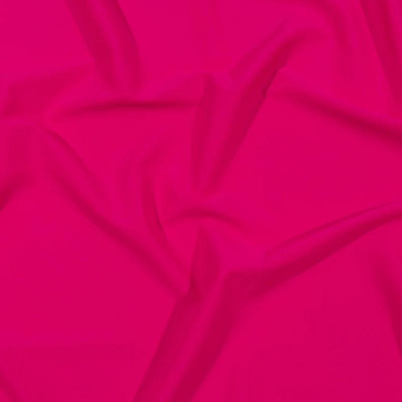 Recycled Swimwear Tricot, UV Protective - Neon Pink - Santorini Plus Collection fabric perfect for Free Swimsuit Sewing Projects such as the Naxos Swimsuit Islamorada Resort Set Sewing Pattern free PDF download from Mood Fabrics Sewciety Blog.