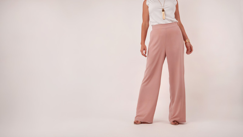 Ojai Reversible Wide-Leg Pants Free Sewing Pattern - Model Photos - Mood Fabrics Sewciety Blog - Free Sewing Pattern MDF545