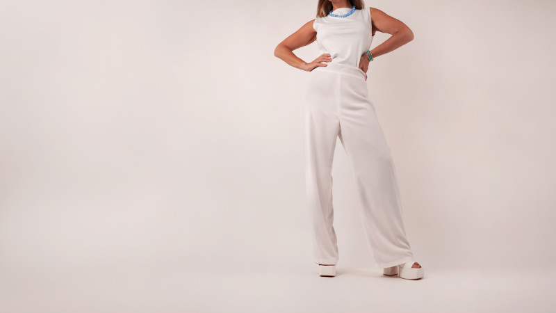 Ojai Reversible Wide-Leg Pants Free Sewing Pattern - Model Photos - Mood Fabrics Sewciety Blog - Free Sewing Pattern MDF545