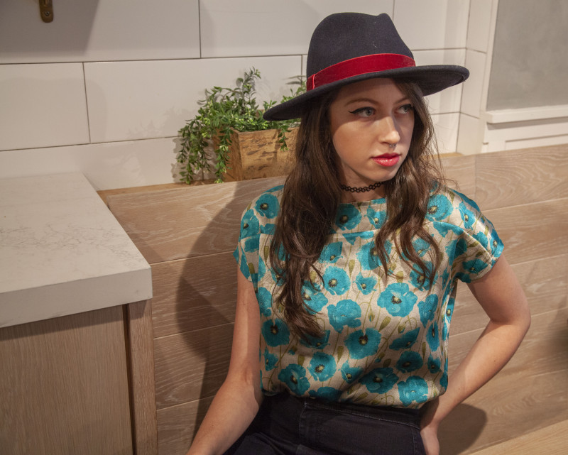 Button Back Blouse Free Sewing Pattern