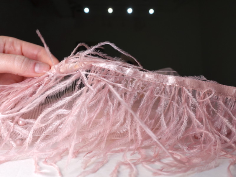 Adding Feathers to the Ginger Dress Pattern Hack