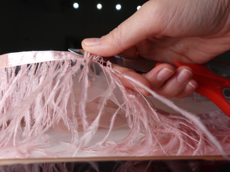 Adding Feathers to the Ginger Dress Pattern Hack