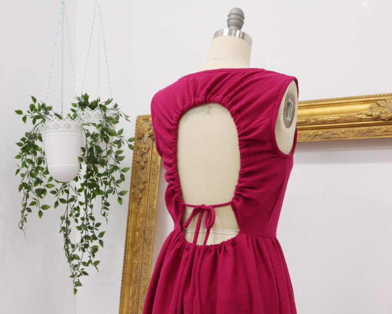 white christmas dresses Women's 100% Organic Cotton Voile Dress main image 0