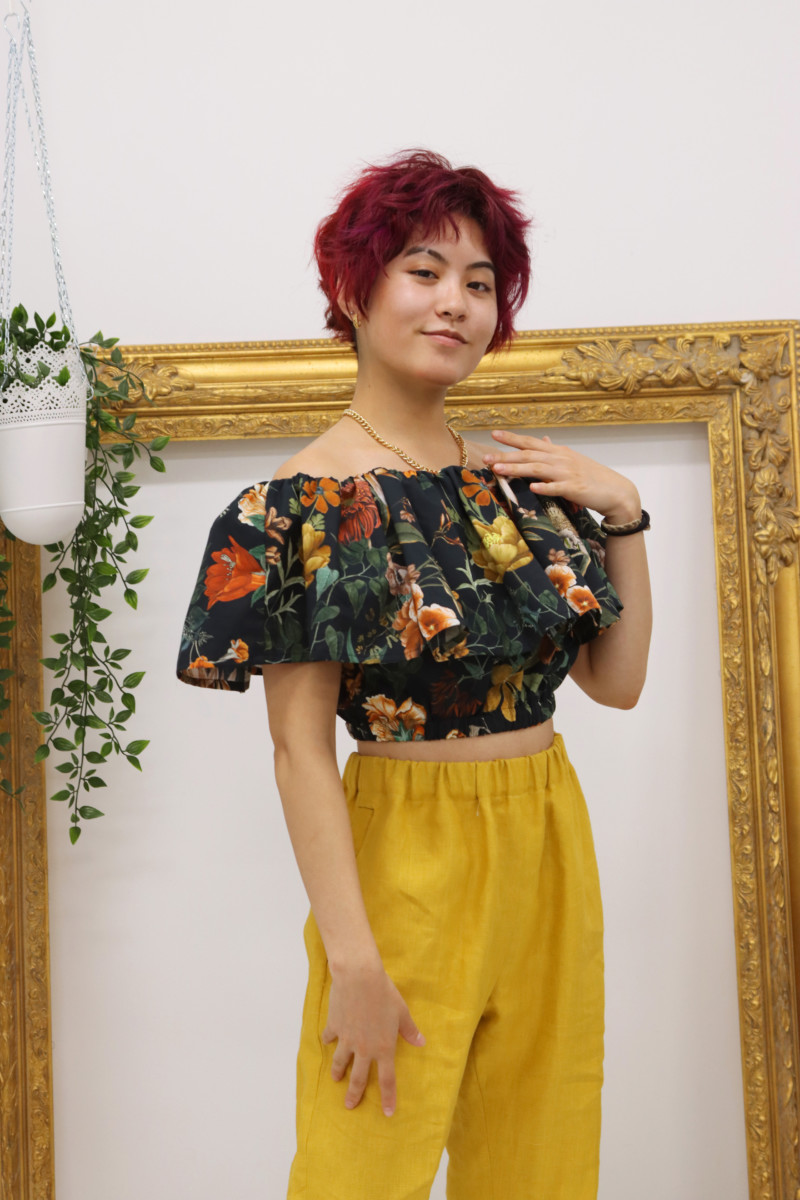 free crop top sewing pattern - mood fabrics