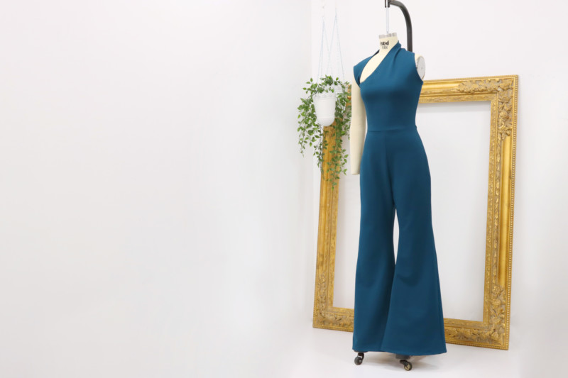 free jumpsuit sewing pattern in ponte