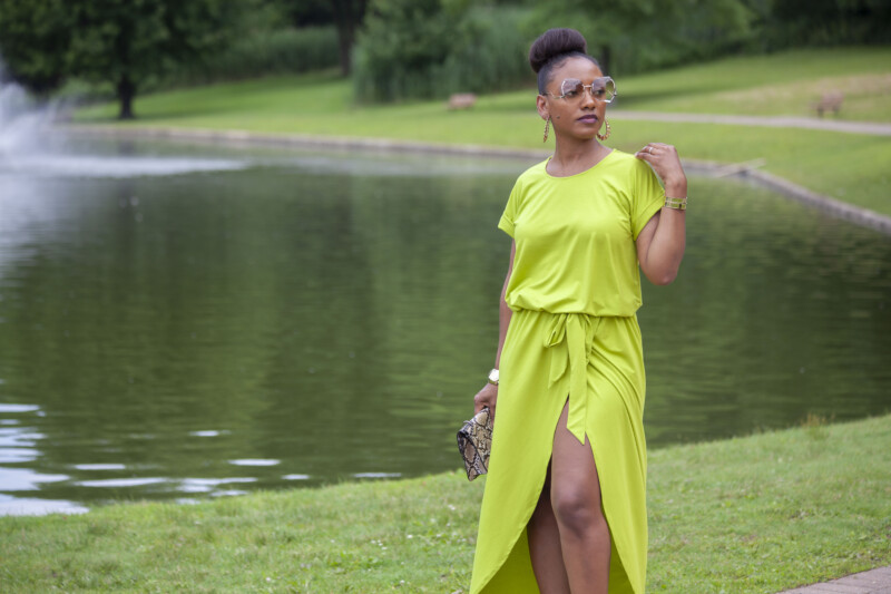 knit dress, maxi dress, bamboo knit, belted dress, wrap dress