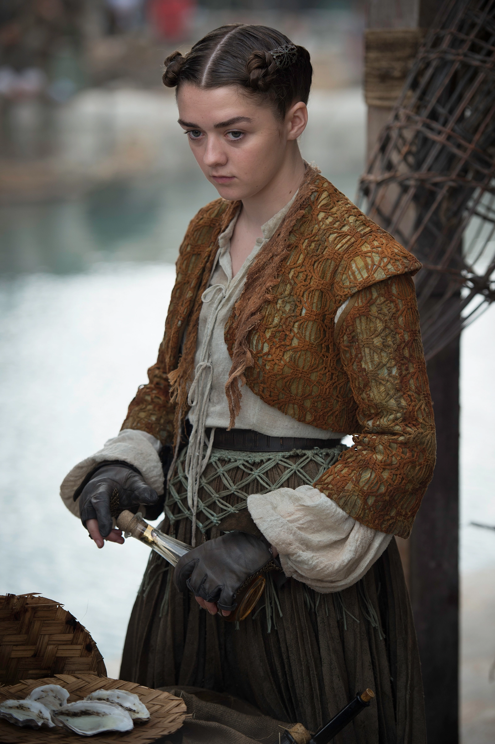arya stark costume fabric