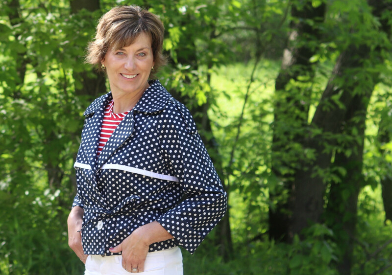 Polka Dot Twill Jacket | Mood Sewciety